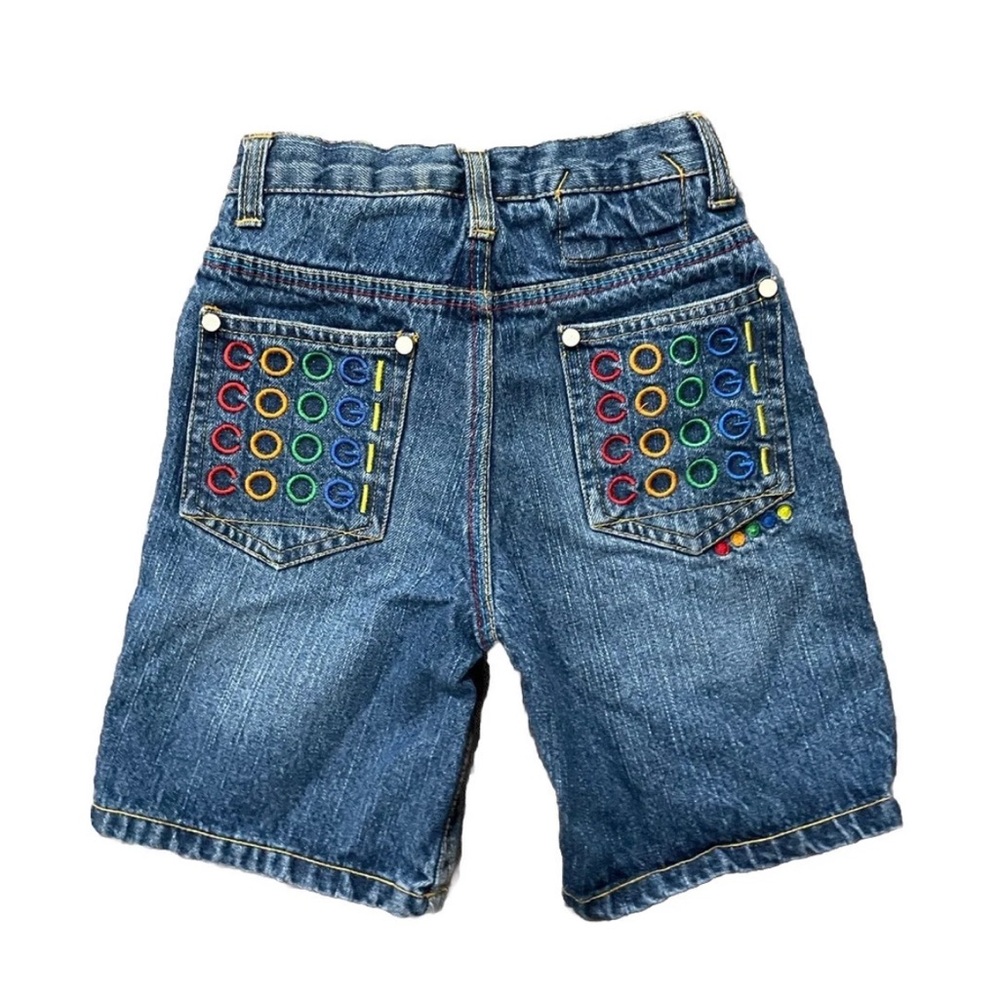Coogi Toddler Y2K Vintage  Embroidered Back Pocket Denim Shorts Size 4T